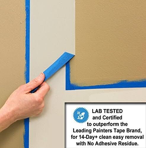 1.5 inch x 60 yds Blue Painters Tape D5282