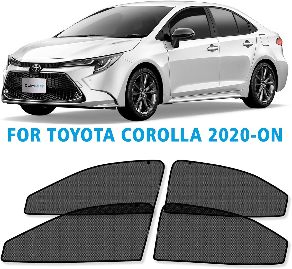 Magnetic Car Window Sunshade 4 Pc. Set I80698