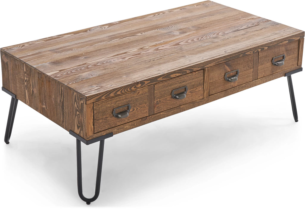 Aged Pine Storage Coffee Table C607890