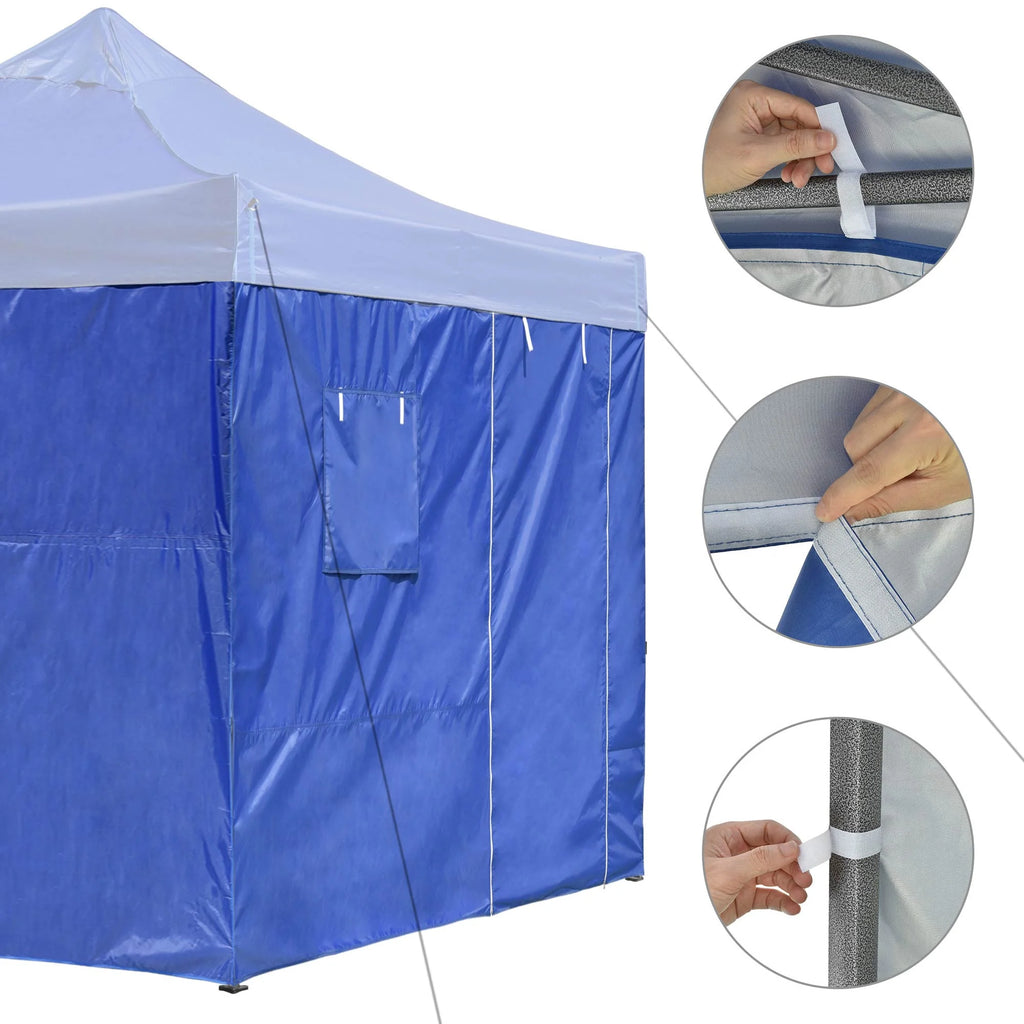 10x6.5 Ft Pop up Canopy Sidewall Kit 4 Pieces S903948