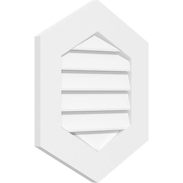 PVC Vertical Peaked Gable Vent L36994