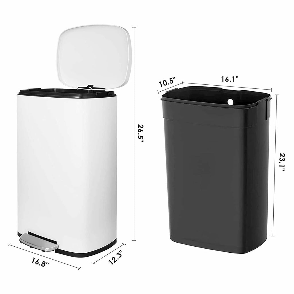 Stainless Steel 13.2 Gallon Kitchen Trash Can O594971