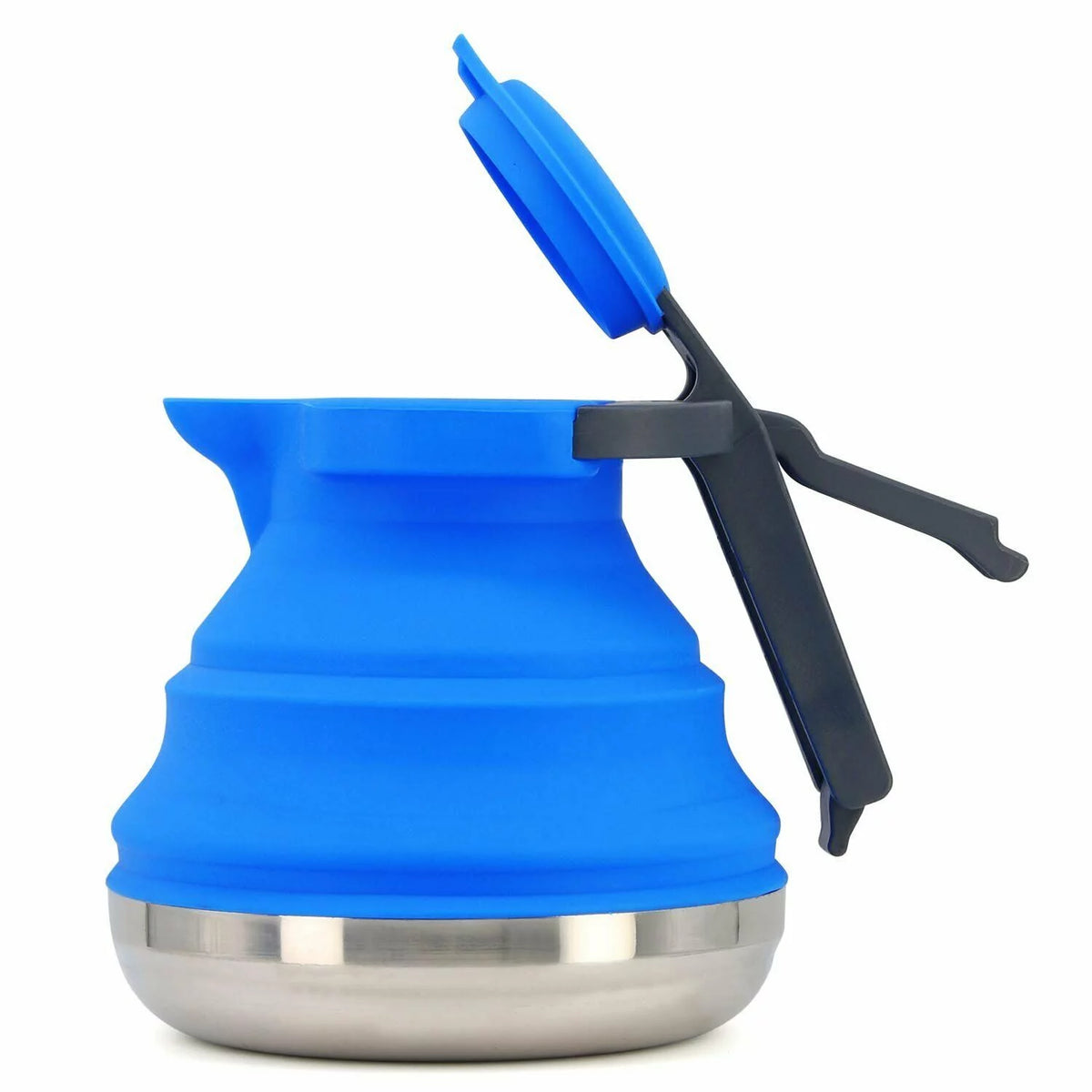 Portable Collapsible Camping Kettle 42 OZ Blue O44332