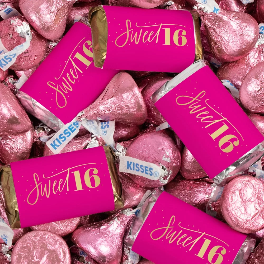 Pink & Gold Candy Party Favors 1.65 lbs Y846834