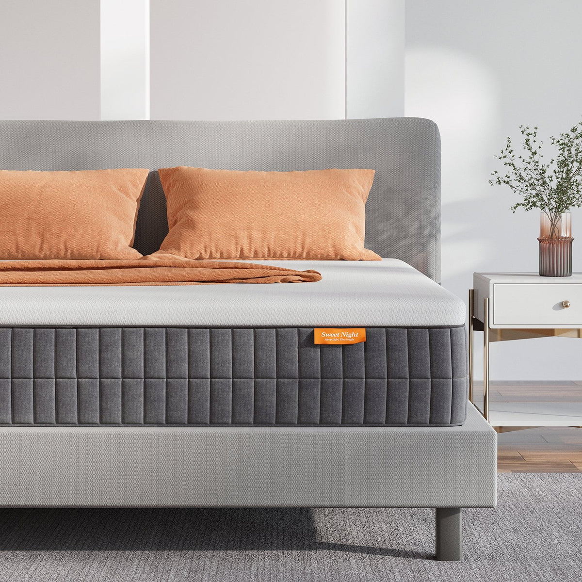 12 Cool Gel Memory Foam Medium Firm King Mattress M31792