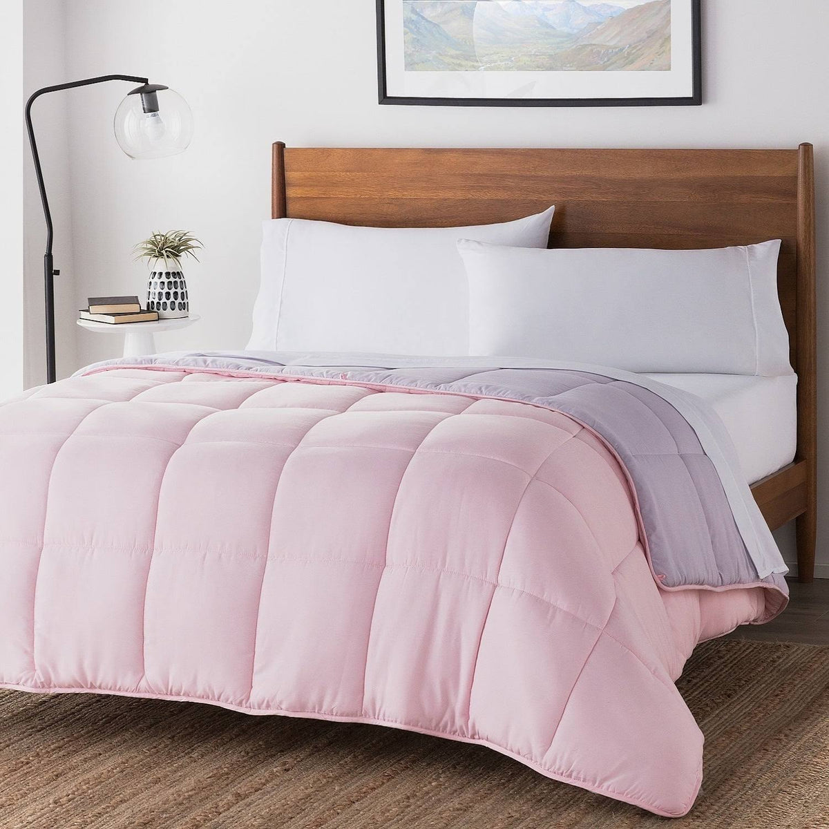 Purple Twin Reversible Bed in A Bag Complete Bedding Set T167162