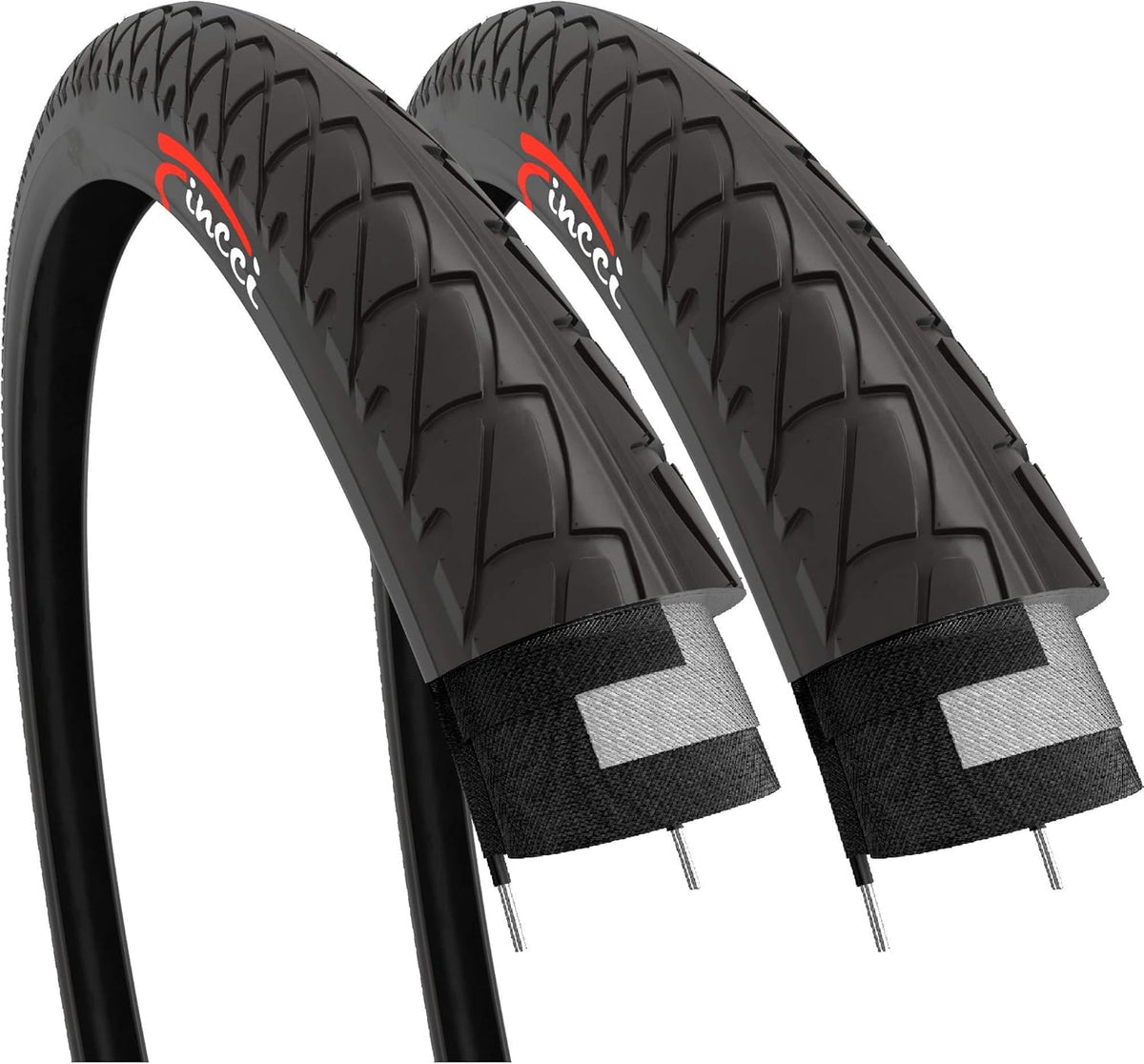 Pair 26 x 2.125 Inch Slick Foldable Tires A963