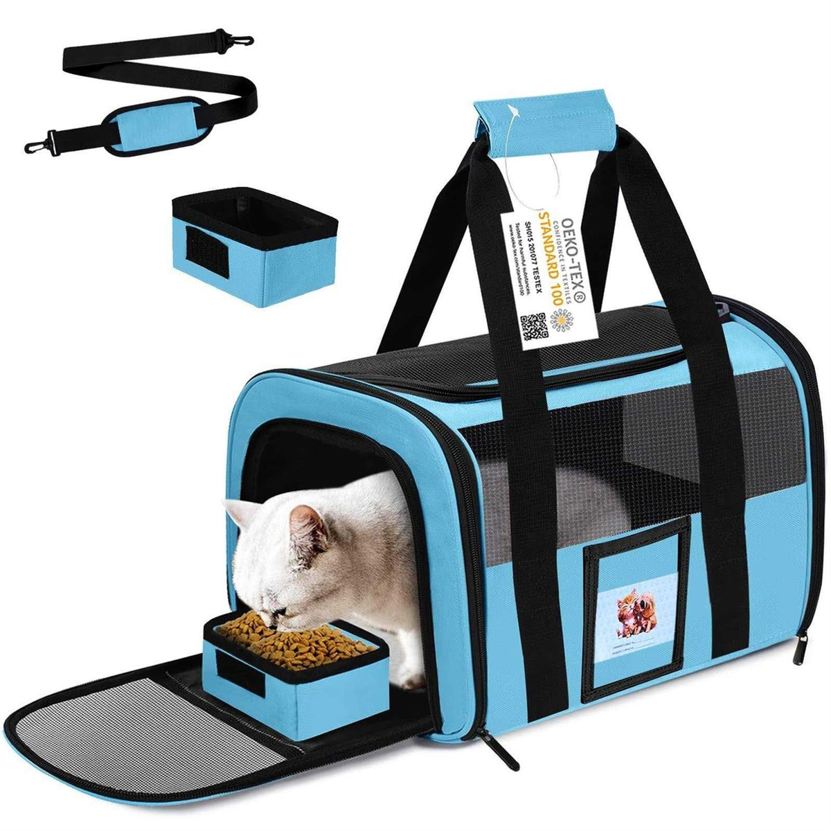 Cat Dog Pet Carrier Airline Approved H645176