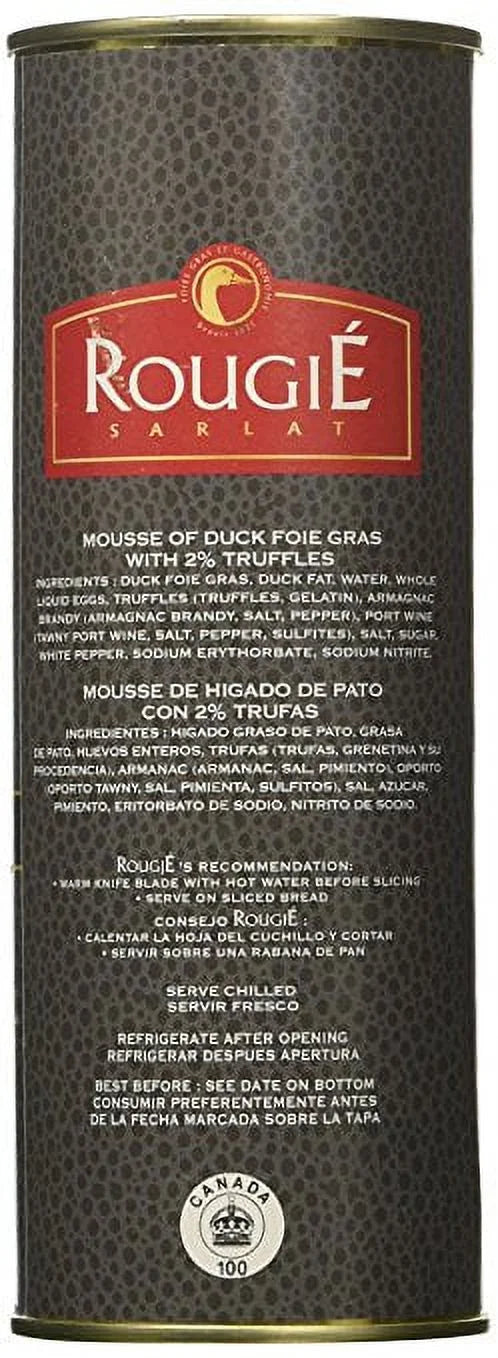 Duck Foie Gras Mousse with Truffle 11.28 ounce B449724