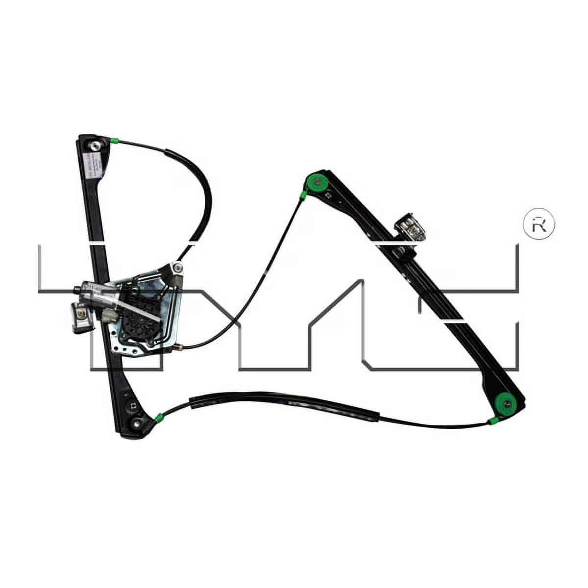 Manual Front Driver Side Window Regulator E670790