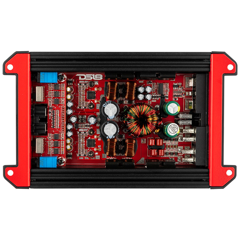 1000 Watts Max 4-Channel Class-D Car Audio Amplifier N826