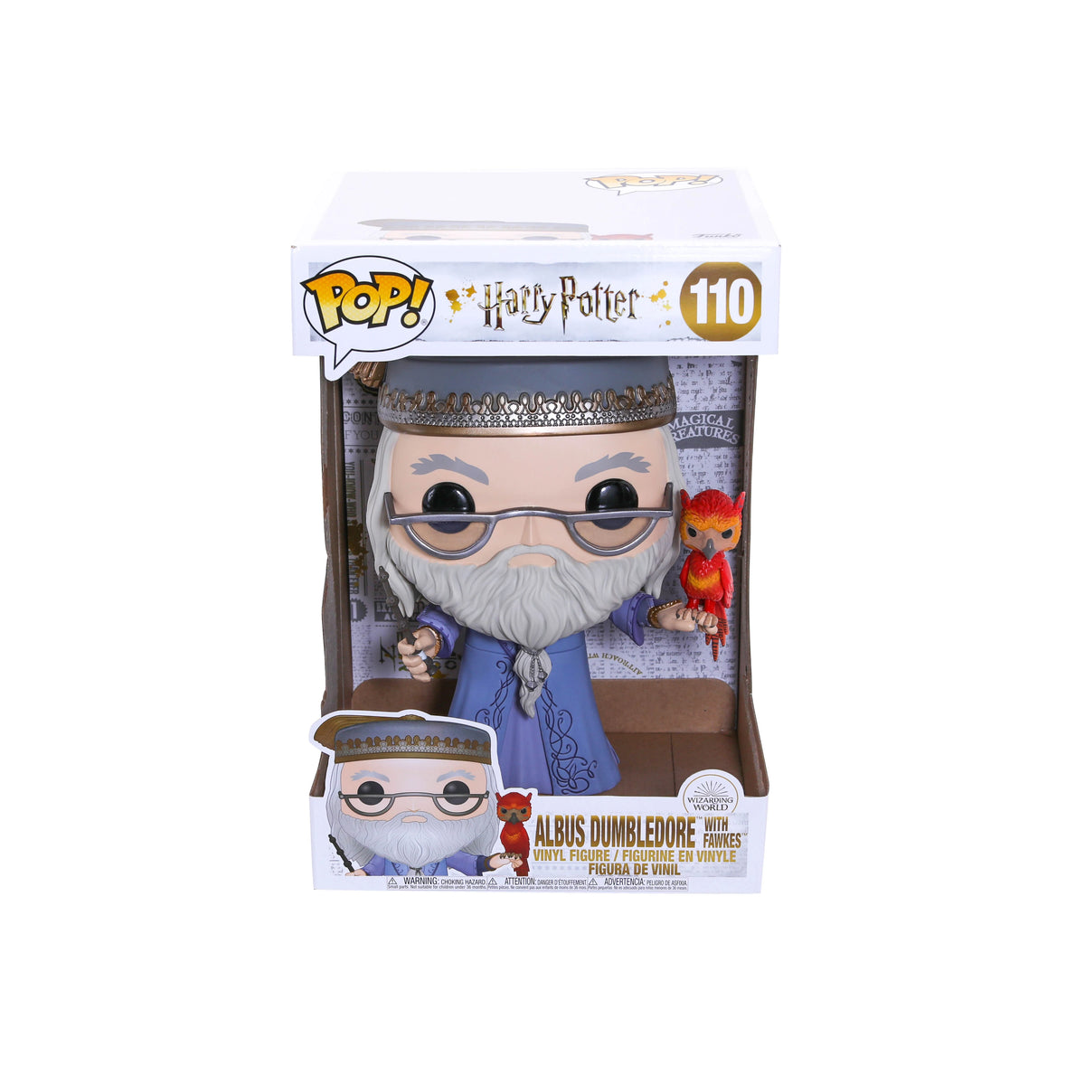 10" Harry Potter Dumbledore w/Fawkes A329